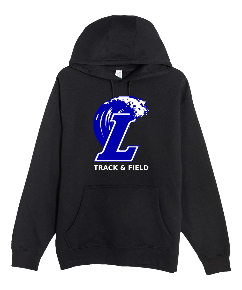 Lakeview Track - Black Hoodie Value - Full Front