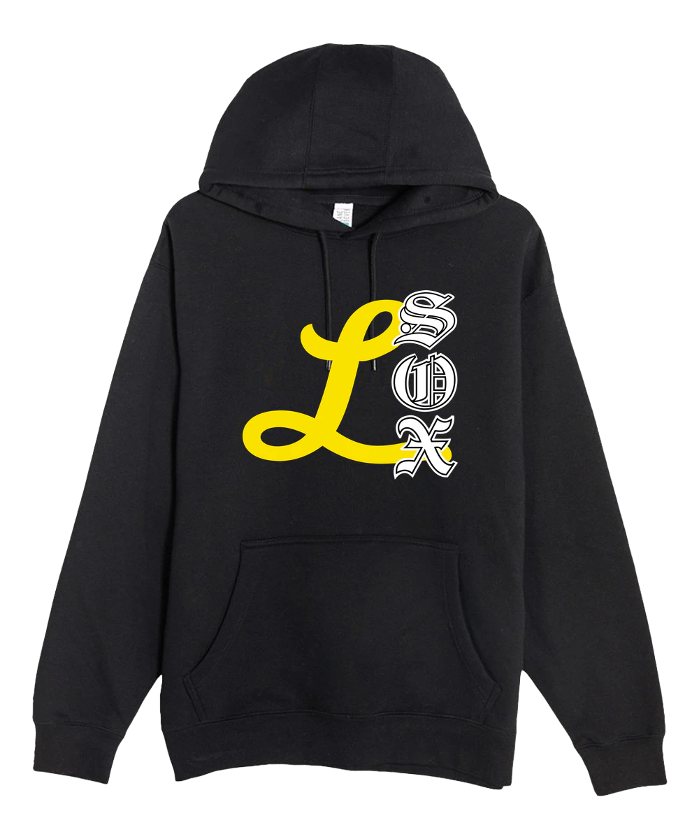 Lamberton LongSox Baseball - Black Hoodie Value - Full Front