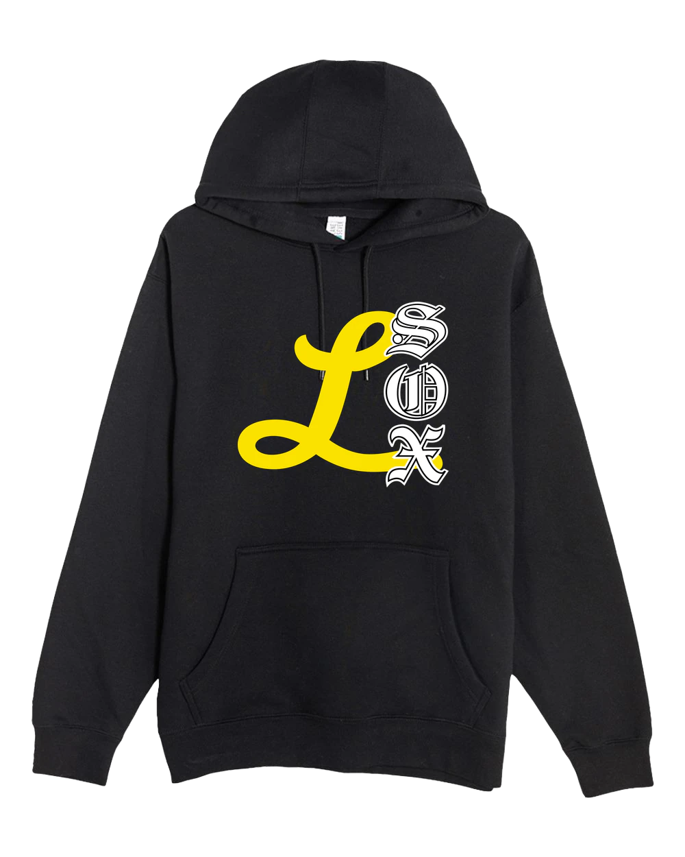 Lamberton LongSox Baseball - Black Hoodie Value - Full Front