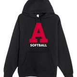 Austin Softball - Black Hoodie Value - Full Front