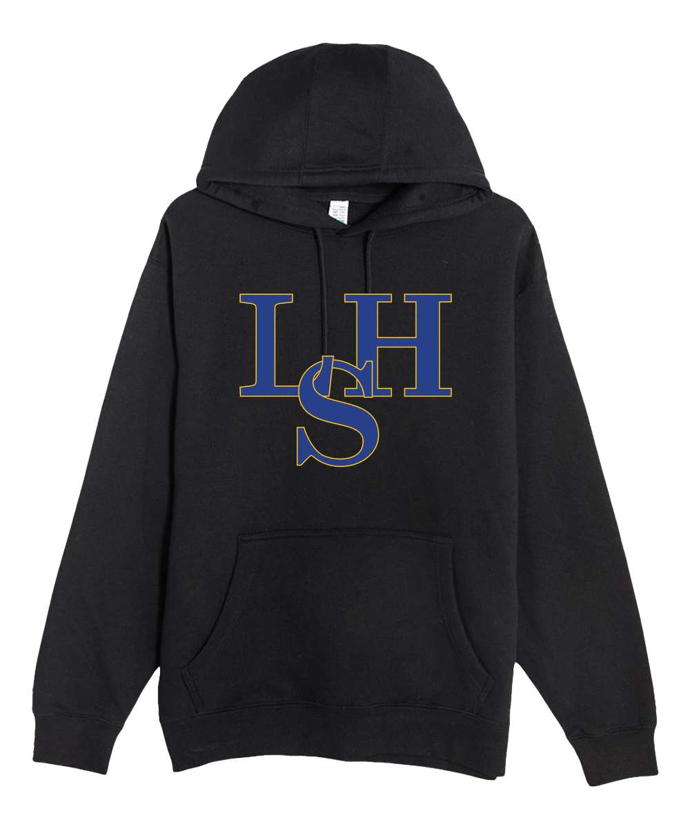 LeSueur Henderson Baseball & Softball - Black Hoodie Value - Full Front
