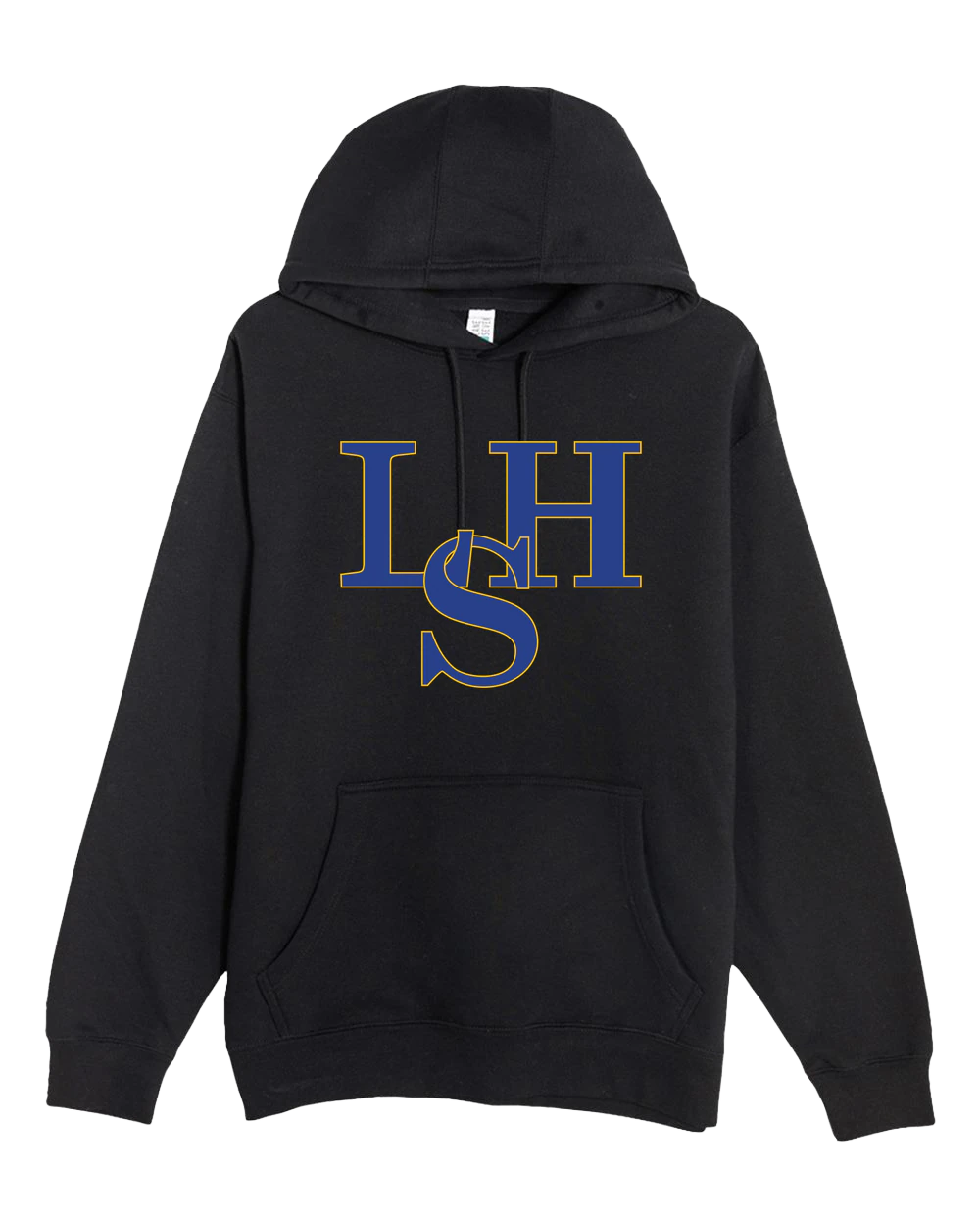 LeSueur Henderson Baseball & Softball - Black Hoodie Value - Full Front