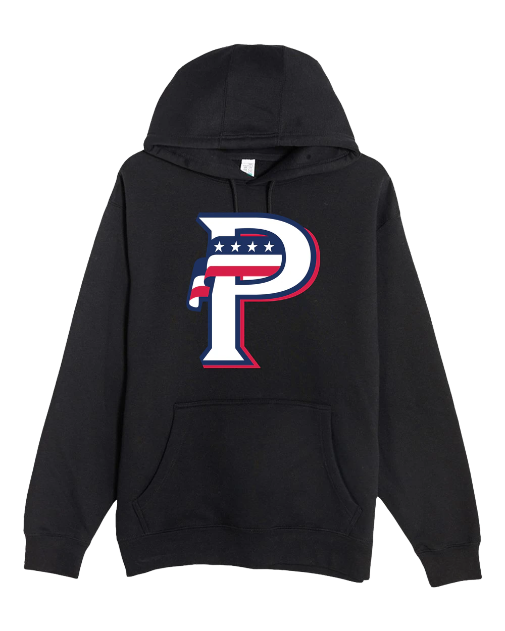 USA BASEBALL - Black Hoodie Value - Full Front
