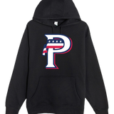 USA BASEBALL - Black Hoodie Value - Full Front