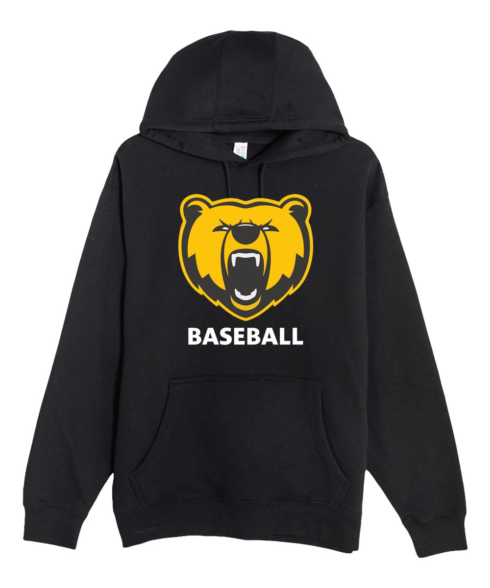 Byron Baseball - Black Hoodie Value - Full Front