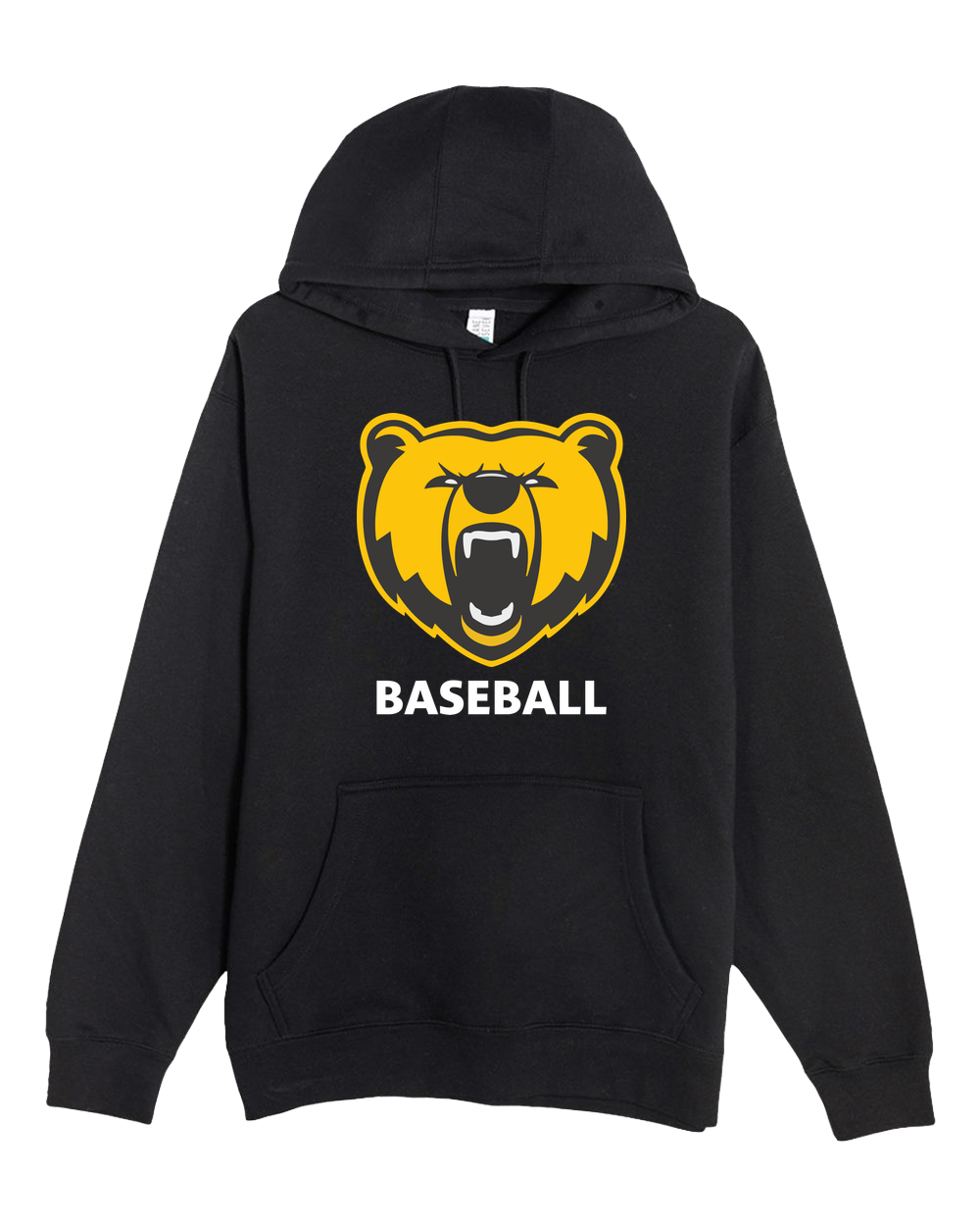 Byron Baseball - Black Hoodie Value - Full Front
