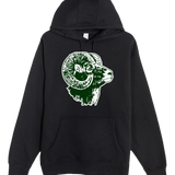 Roseau Baseball and Softball - Black Hoodie Value - Full Front