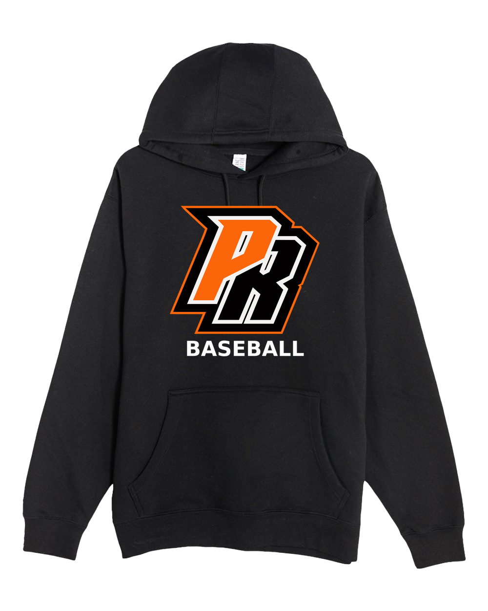 Park Rapids Baseball - Black Hoodie Value - Full Front