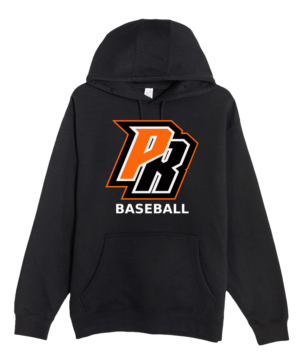 Park Rapids Baseball - Black Hoodie Value - Full Front