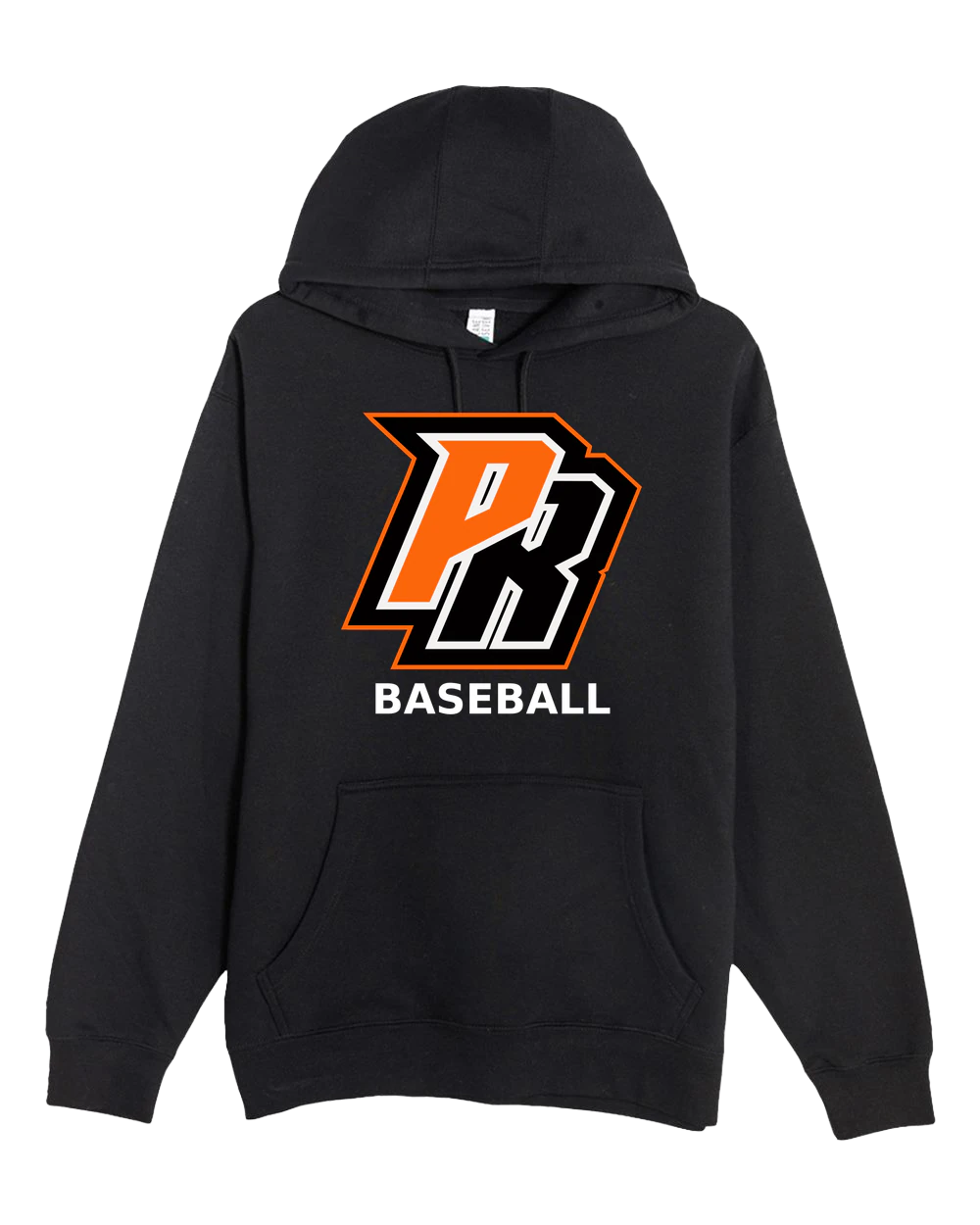 Park Rapids Baseball - Black Hoodie Value - Full Front