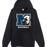 New York Mills Baseball - Black Hoodie Value - Full Front