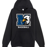 New York Mills Baseball - Black Hoodie Value - Full Front