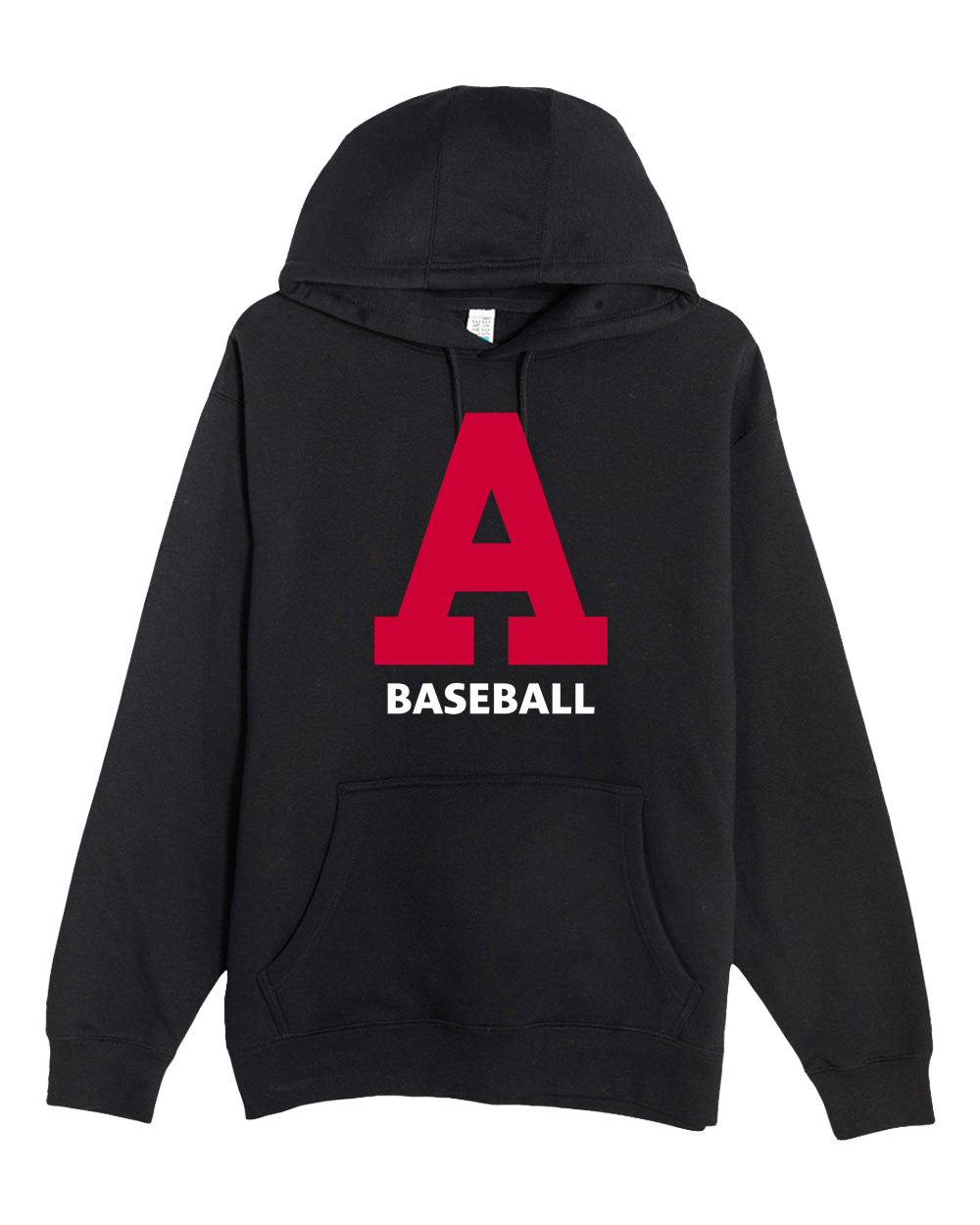 Austin Baseball - Black Hoodie Value - Full Front