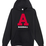 Austin Baseball - Black Hoodie Value - Full Front