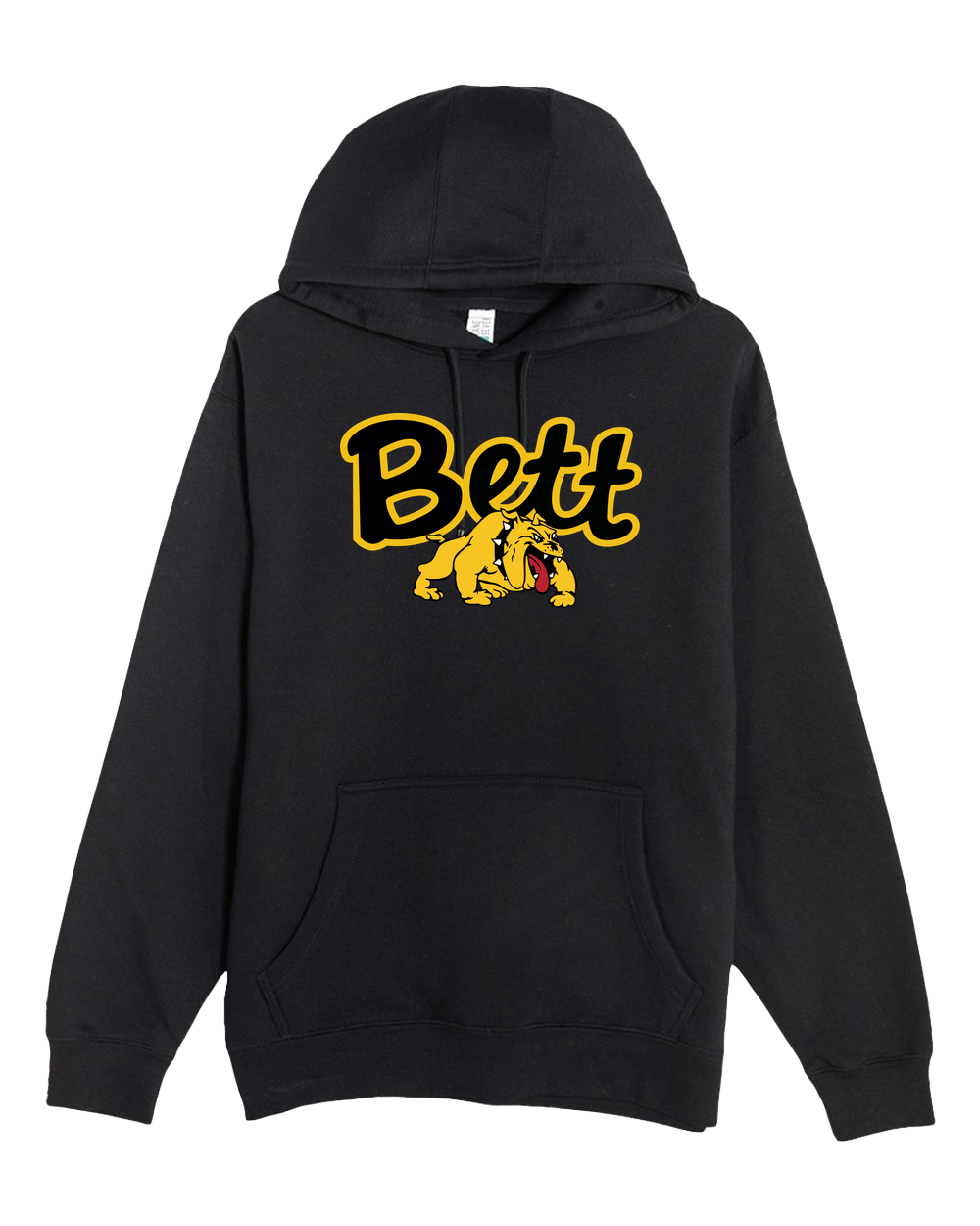 Test 222 - Black Hoodie Value - Full Front