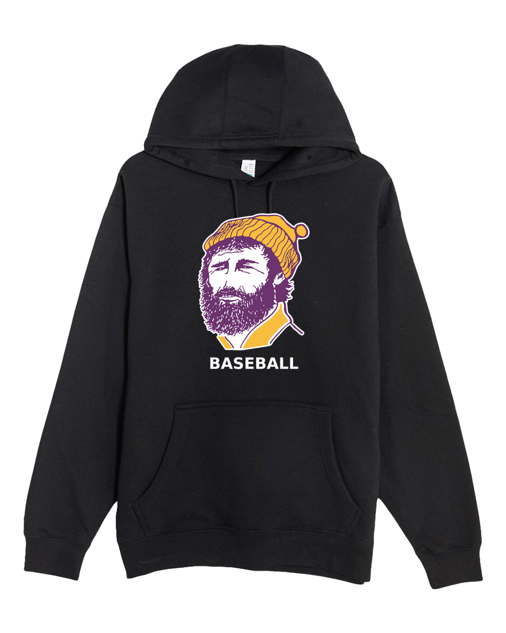 Cloquet Baseball - Black Hoodie Value - Full Front