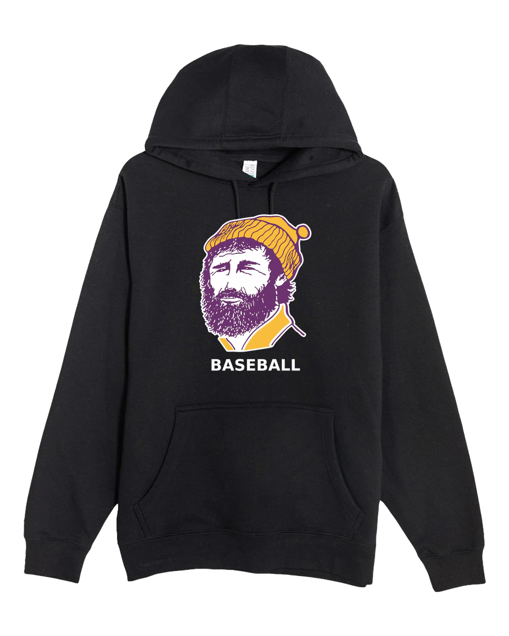 Cloquet Baseball - Black Hoodie Value - Full Front