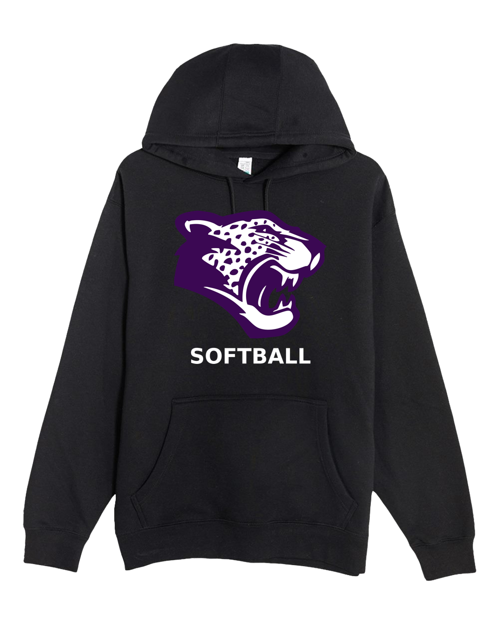 Truman Softball - Black Hoodie Value - Full Front