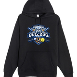 JWP Youth Baseball/Softball - Black Hoodie Value - Full Front