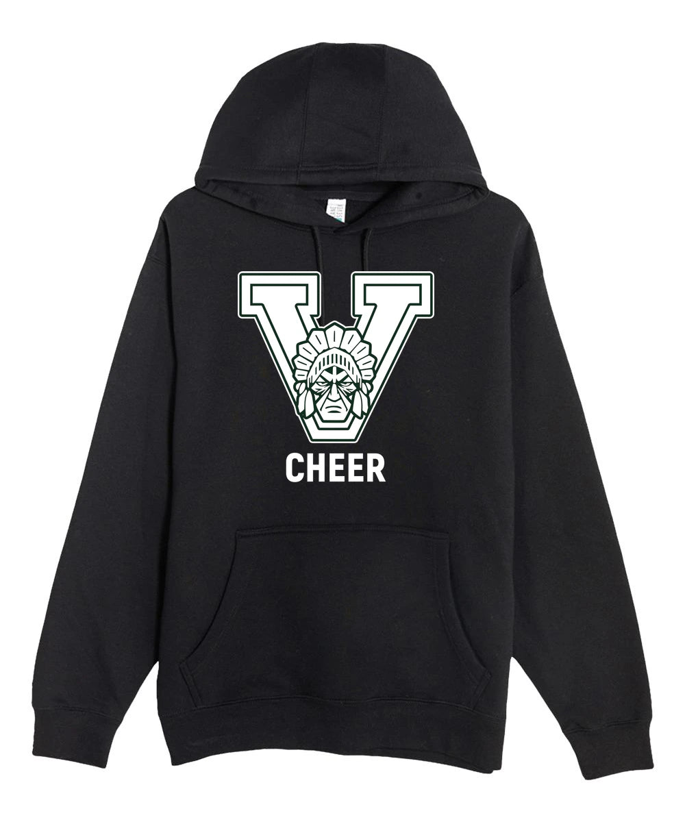 Xavier Football - Black Hoodie Value - Full Front