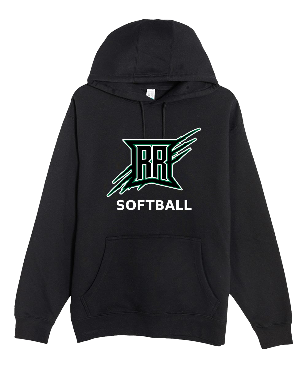 Rock Ridge Softball - Black Hoodie Value - Full Front