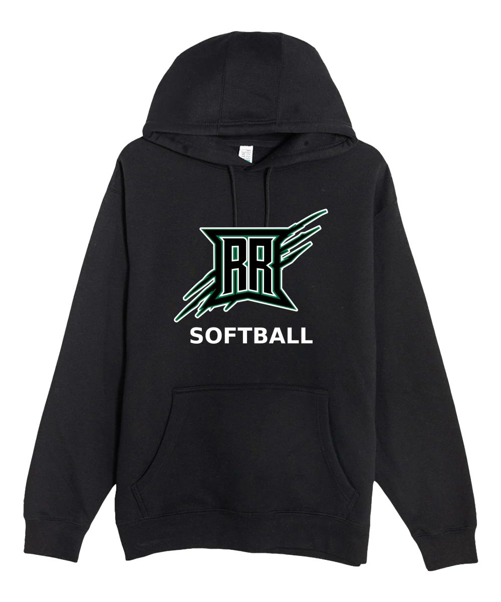Rock Ridge Softball - Black Hoodie Value - Full Front