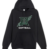 Rock Ridge Softball - Black Hoodie Value - Full Front