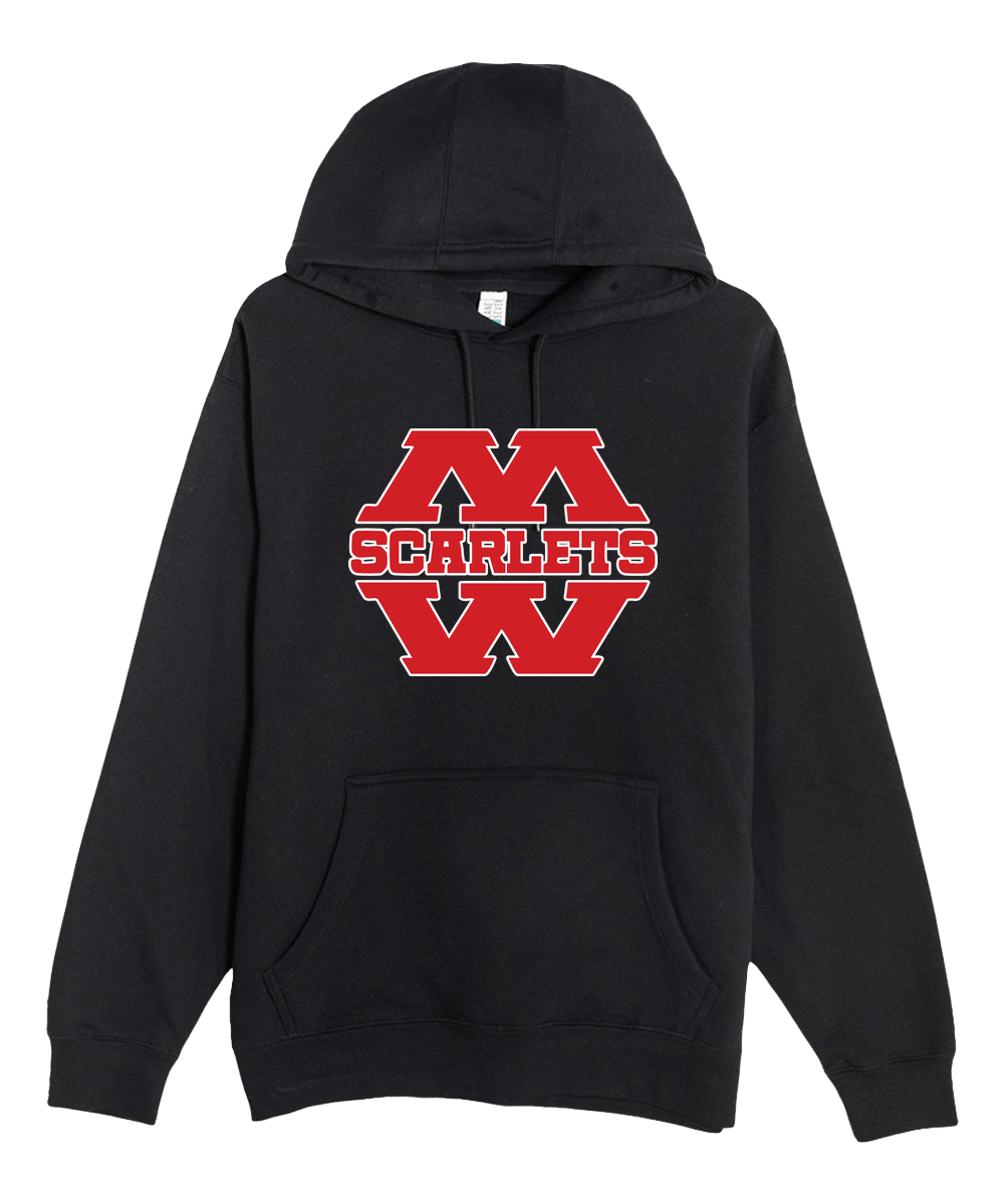 Mankato West Track - Black Hoodie Value - Full Front