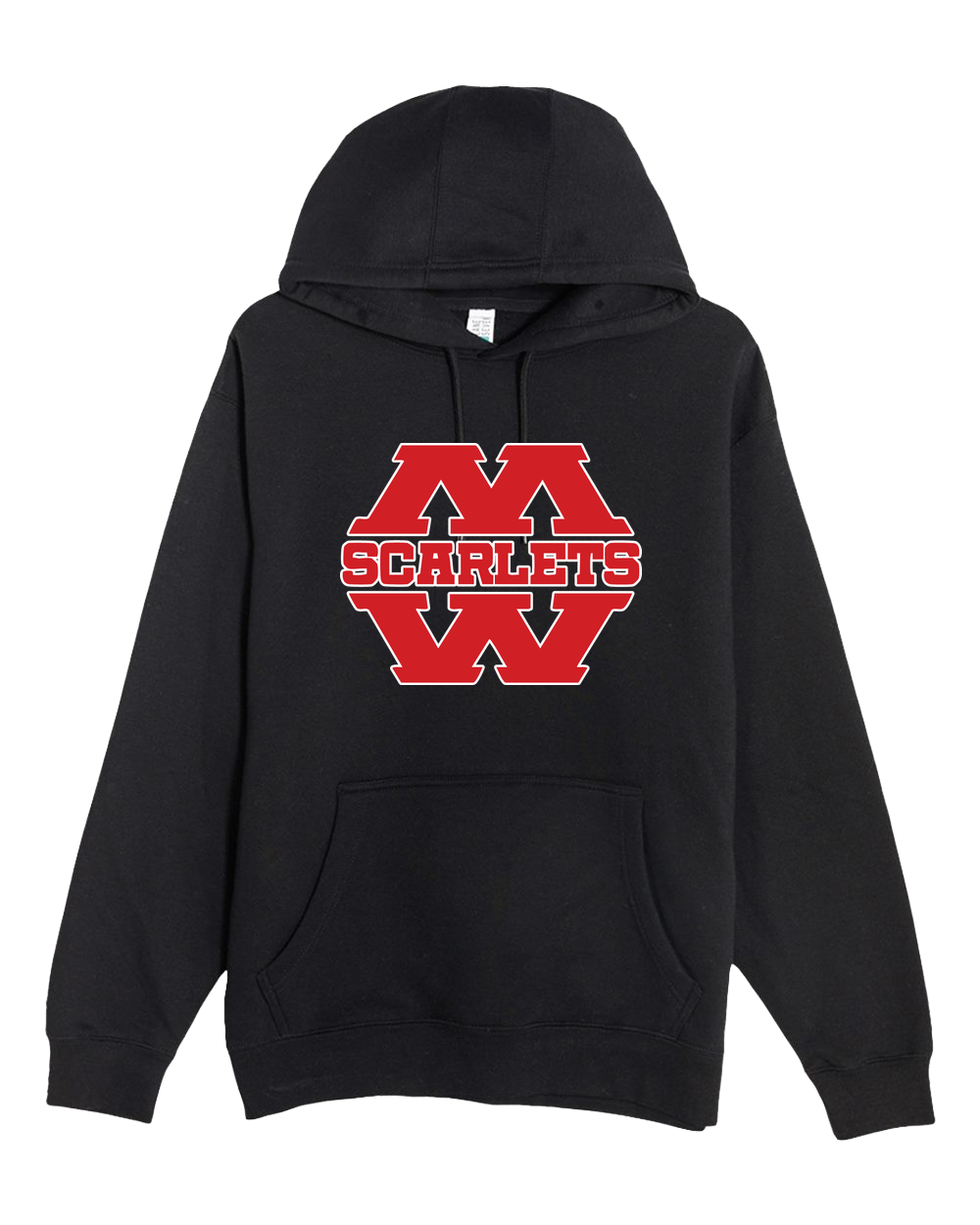 Mankato West Track - Black Hoodie Value - Full Front