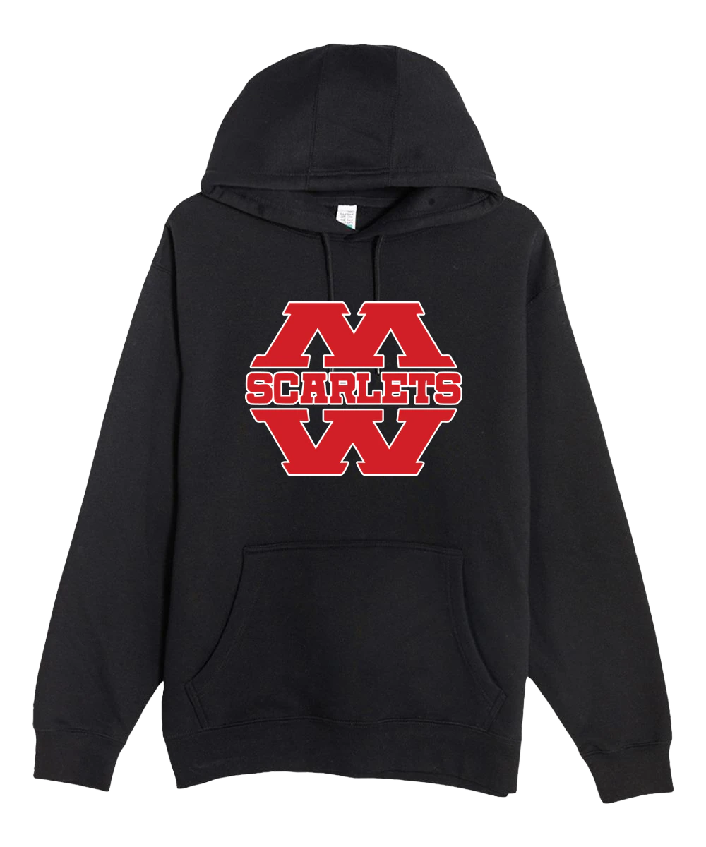 Mankato West Track - Black Hoodie Value - Full Front