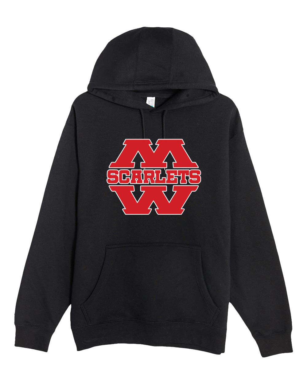 Mankato West Track - Black Hoodie Value - Full Front
