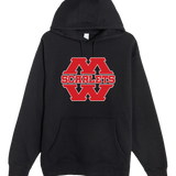 Mankato West Track - Black Hoodie Value - Full Front