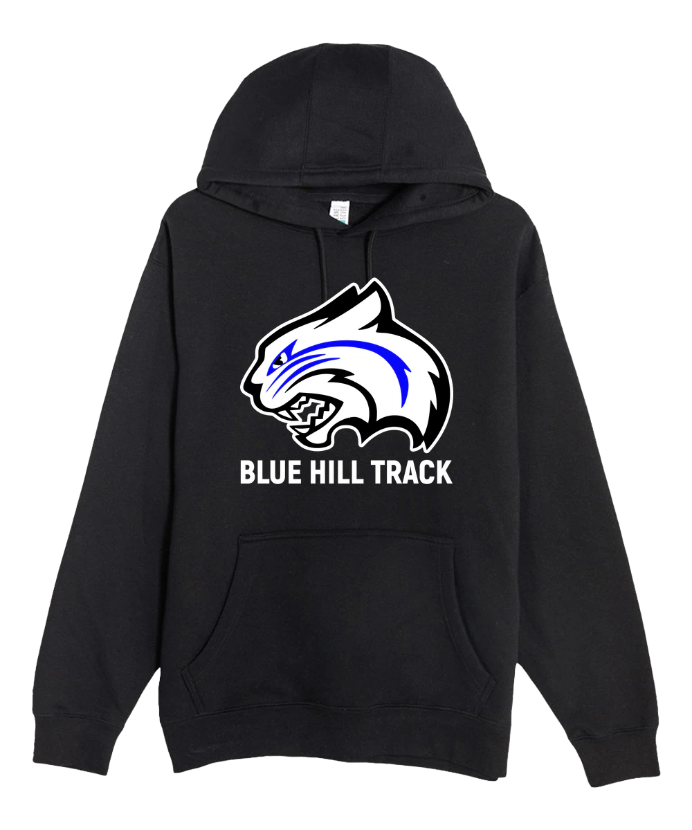 Blue Hill High School - Black Hoodie Value - Full Front