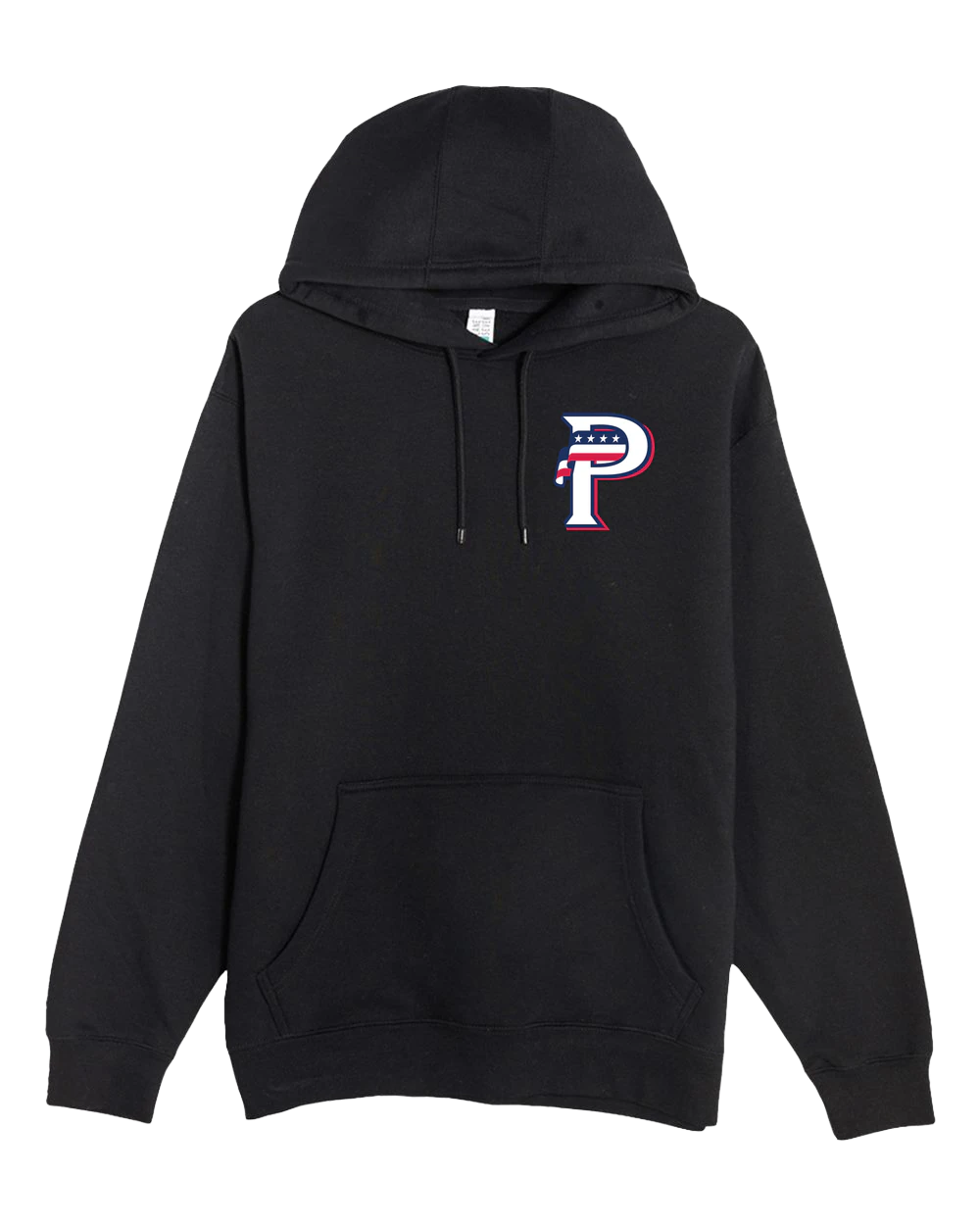 USA BASEBALL - Black Hoodie Value - Left Chest