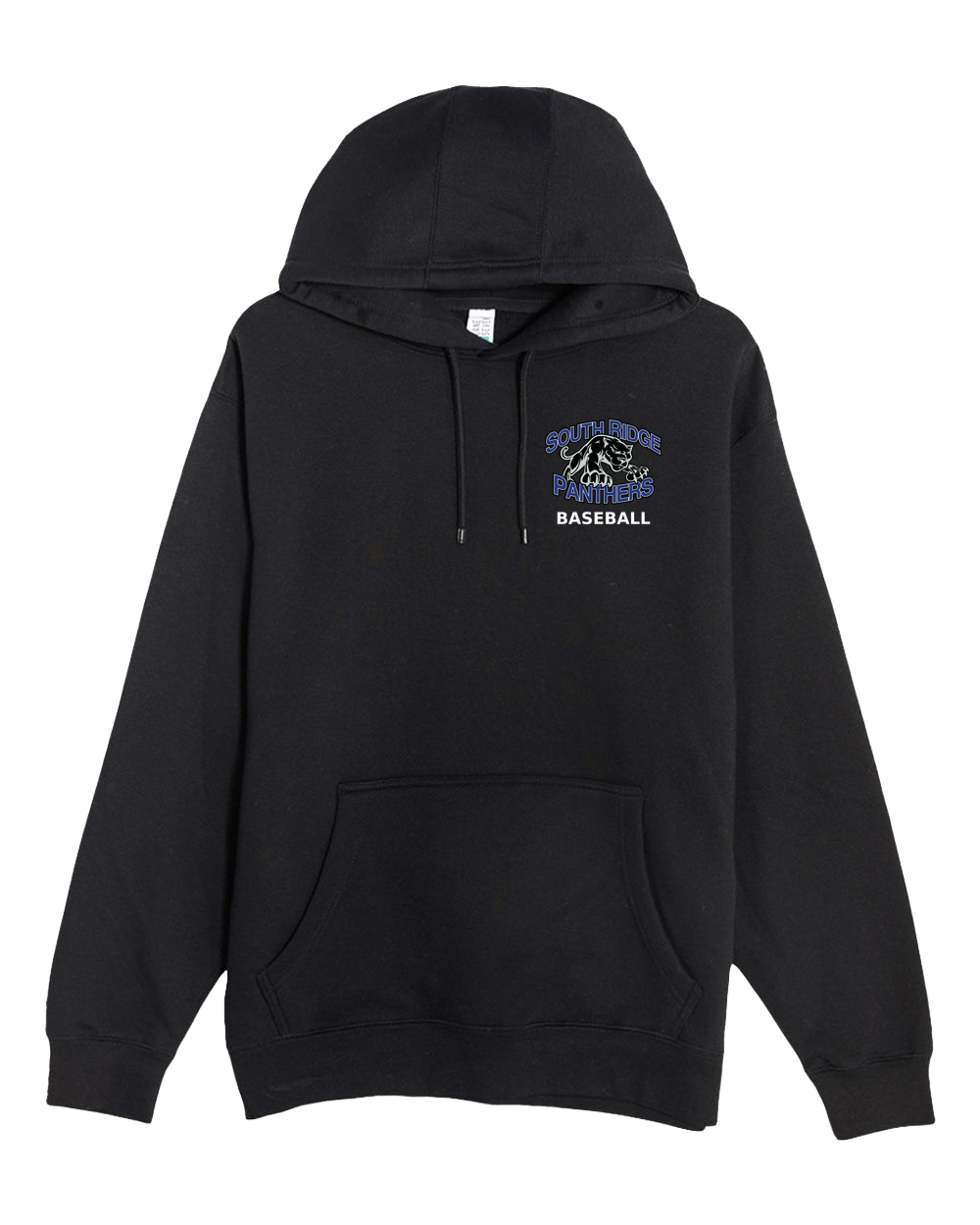 South Ridge Baseball - Black Hoodie Value - Left Chest