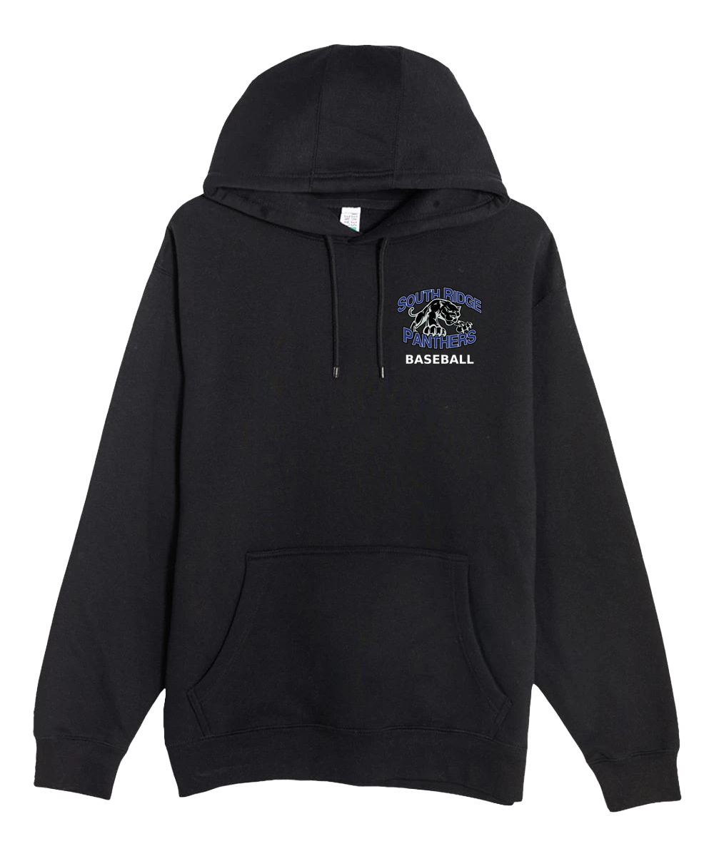 South Ridge Baseball - Black Hoodie Value - Left Chest