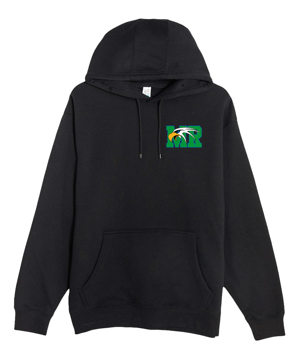 Maple River - Black Hoodie Value - Left Chest
