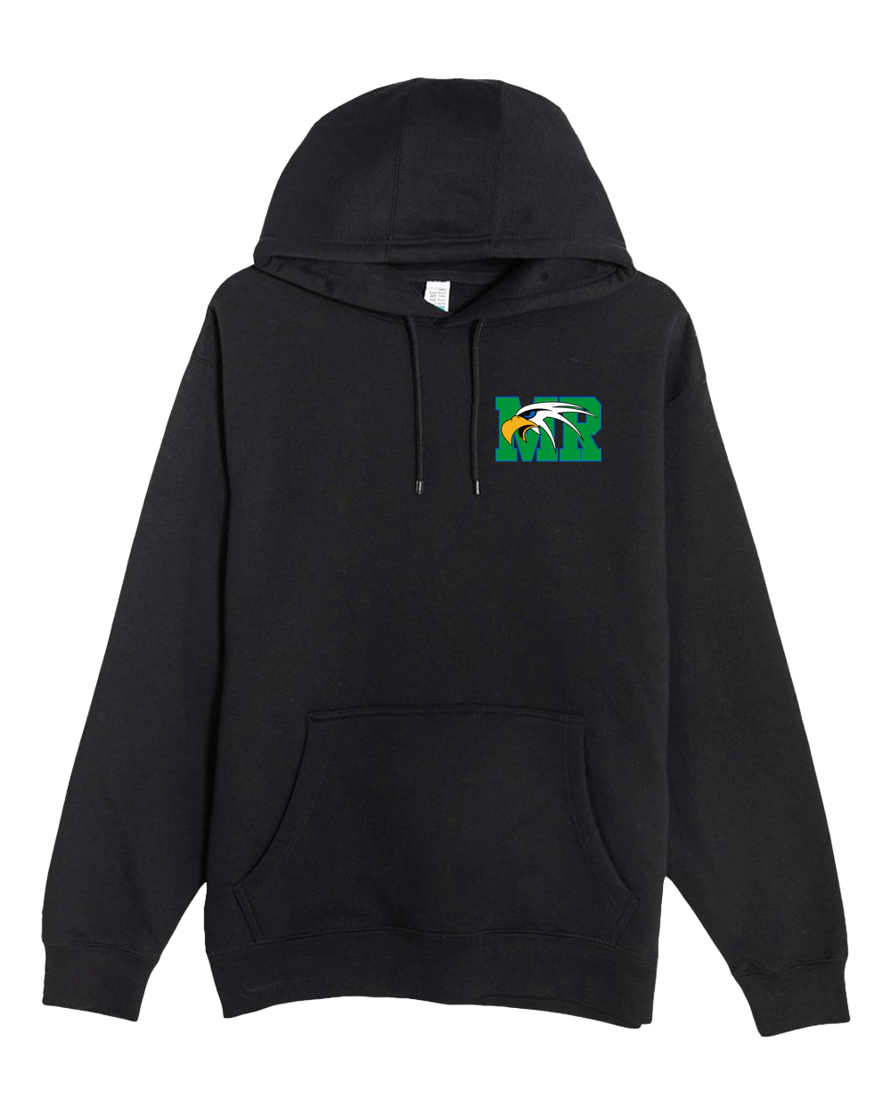 Maple River - Black Hoodie Value - Left Chest