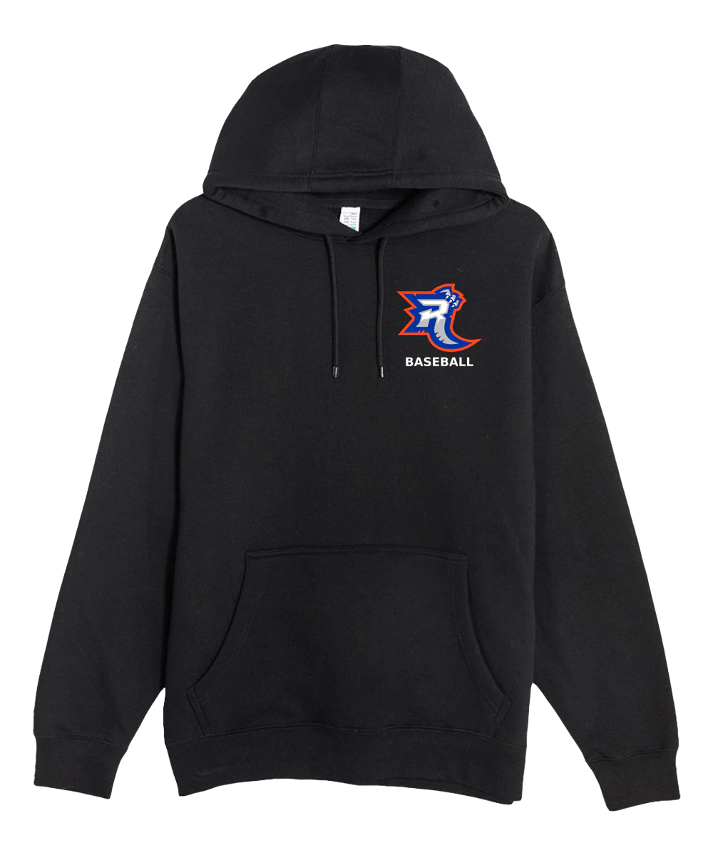 Carlton Wrenshall Baseball - Black Hoodie Value - Left Chest