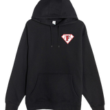 Fairmont Baseball - Black Hoodie Value - Left Chest