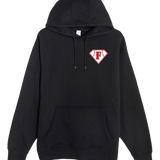 Fairmont Baseball - Black Hoodie Value - Left Chest
