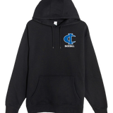 Cambridge Isanti Baseball - Black Hoodie Value - Left Chest