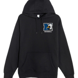 New York Mills Baseball - Black Hoodie Value - Left Chest