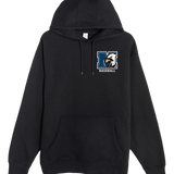 New York Mills Baseball - Black Hoodie Value - Left Chest
