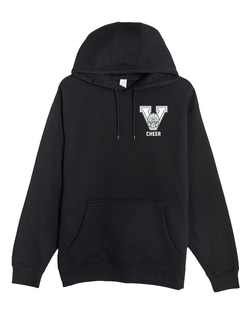Xavier Football - Black Hoodie Value - Left Chest