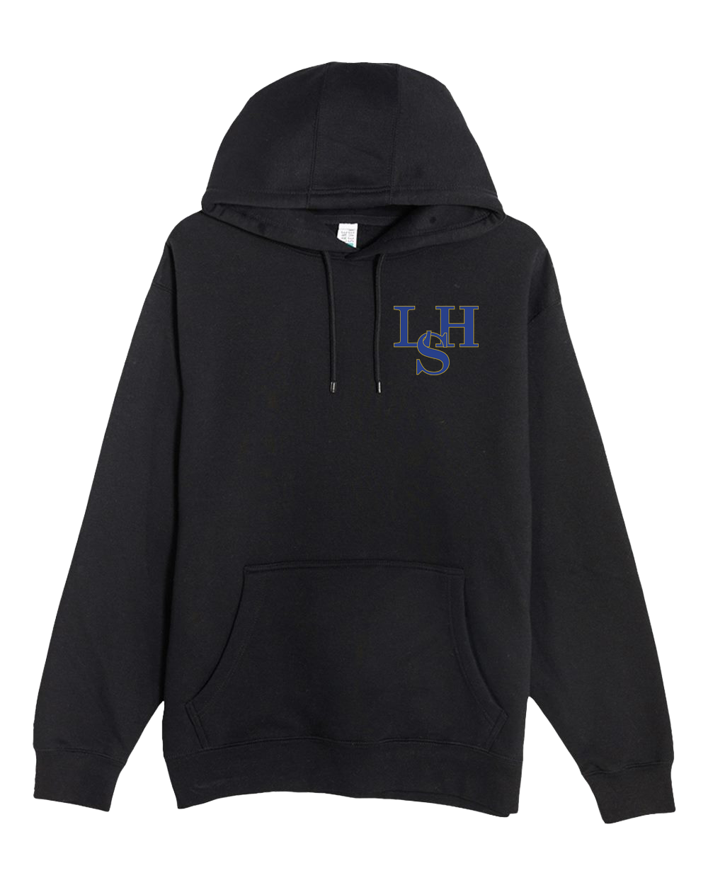 LeSueur Henderson Baseball & Softball - Black Hoodie Value - Left Chest