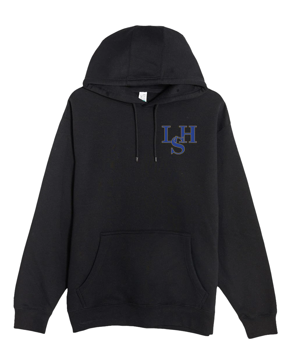 LeSueur Henderson Baseball & Softball - Black Hoodie Value - Left Chest