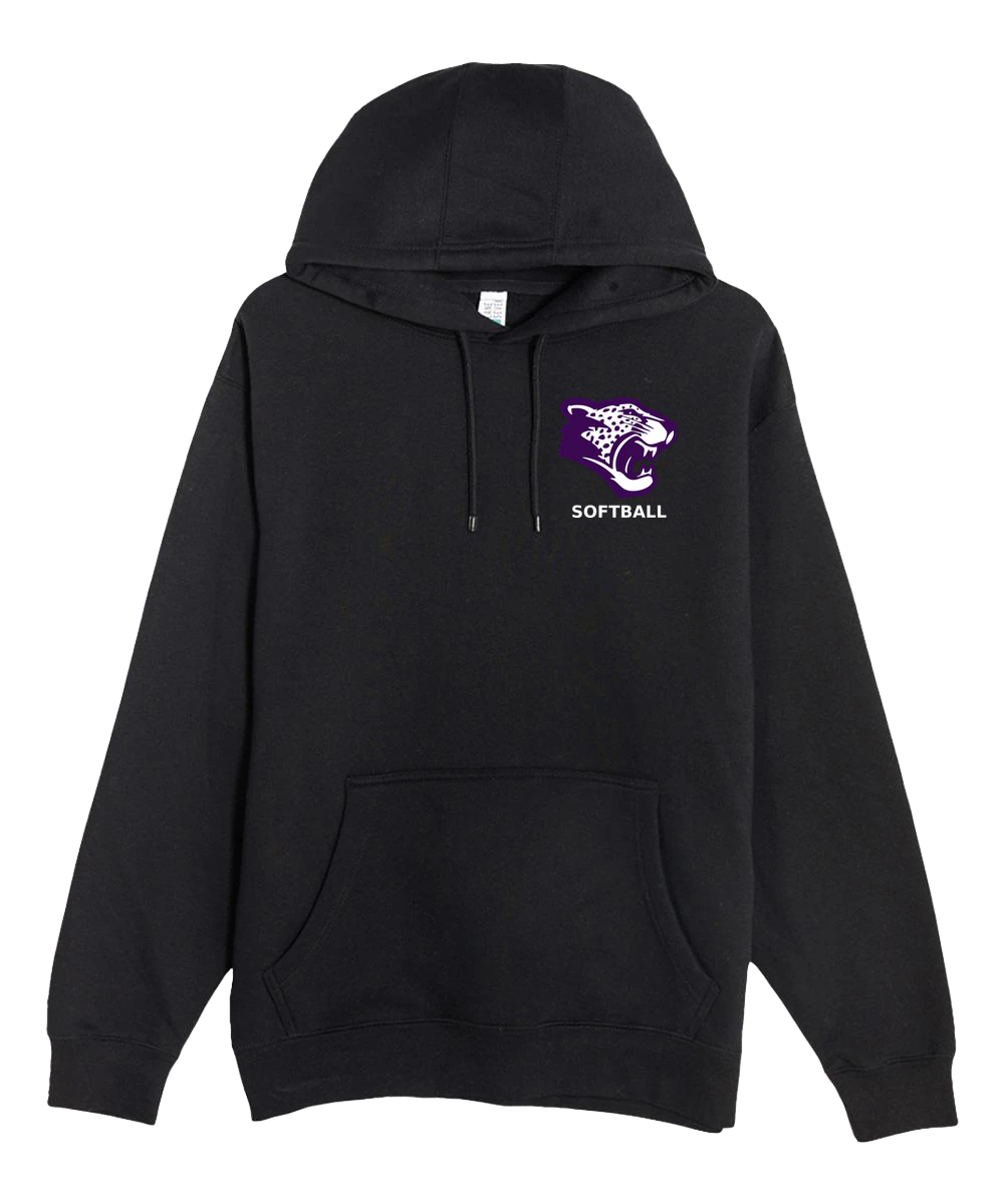 Truman Softball - Black Hoodie Value - Left Chest