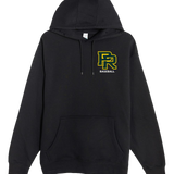 Proctor Baseball - Black Hoodie Value - Left Chest