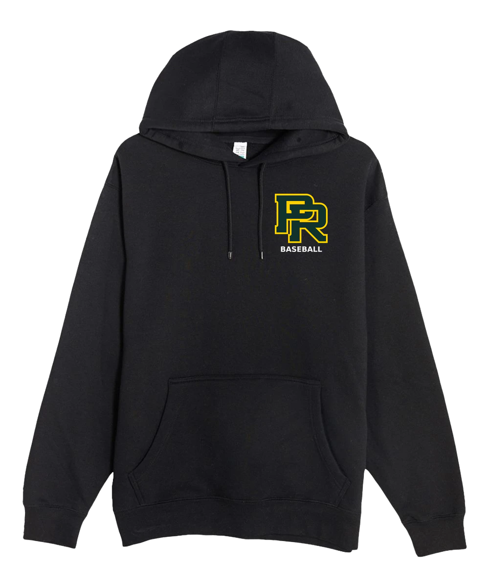 Proctor Baseball - Black Hoodie Value - Left Chest